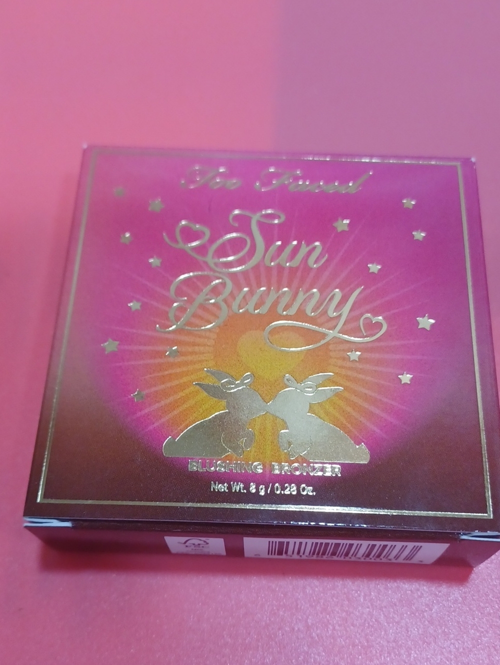 Too Faced Sun Bunny Blushing Bronzer - Pink/Gold